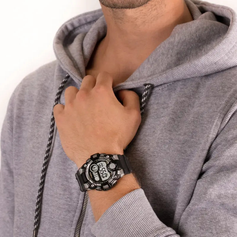 Timex Men's Black Resin Watch, Digital Dial | TW5M27700