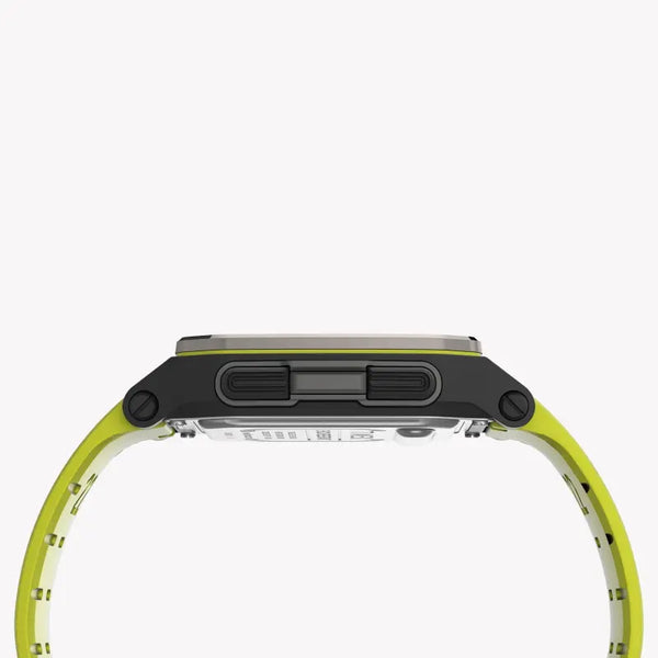 Timex Men's Green Silicone Watch, Digital Dial | Tw5m28900