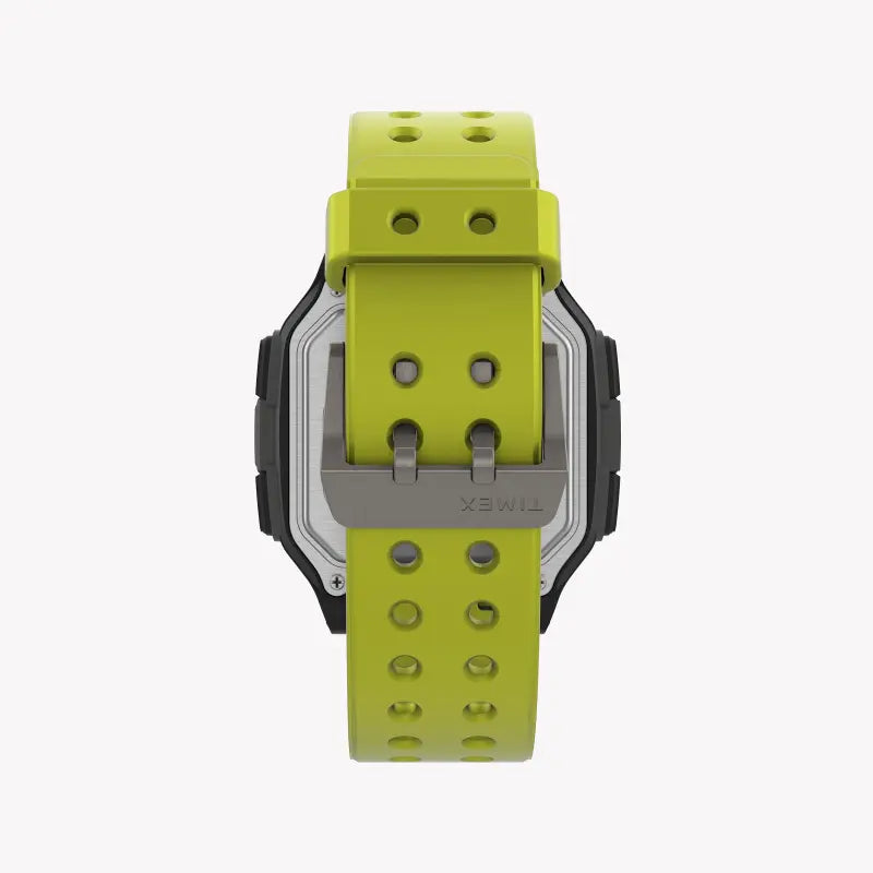 Timex Men's Green Silicone Watch, Digital Dial | Tw5m28900
