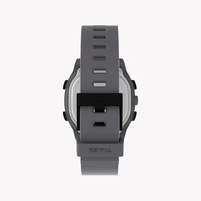 Timex Unisex Gray Silicone Digital Watch, Resin Case | Tw5m35300 by i-watch