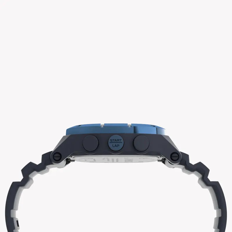 Timex Unisex Blue Silicone Watch, Digital Dial | Tw5m35500 by i-watch