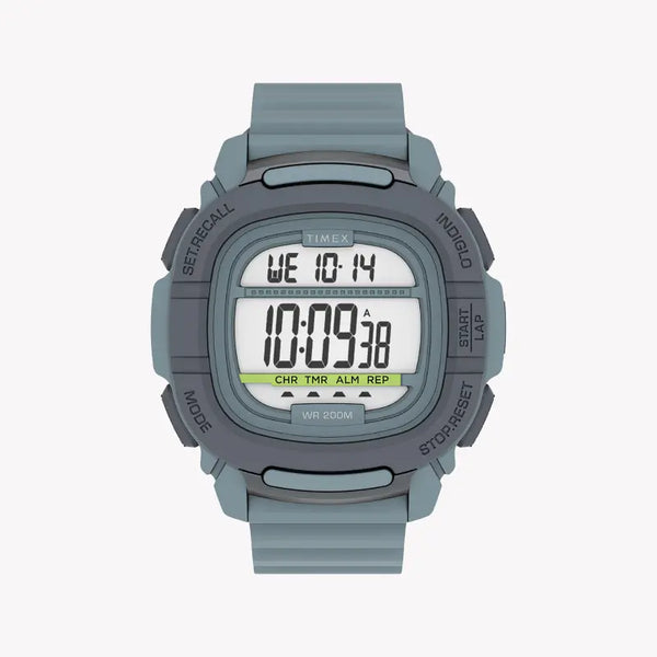 Timex Men's Blue Silicone Watch, Digital Dial | Tw5m35800