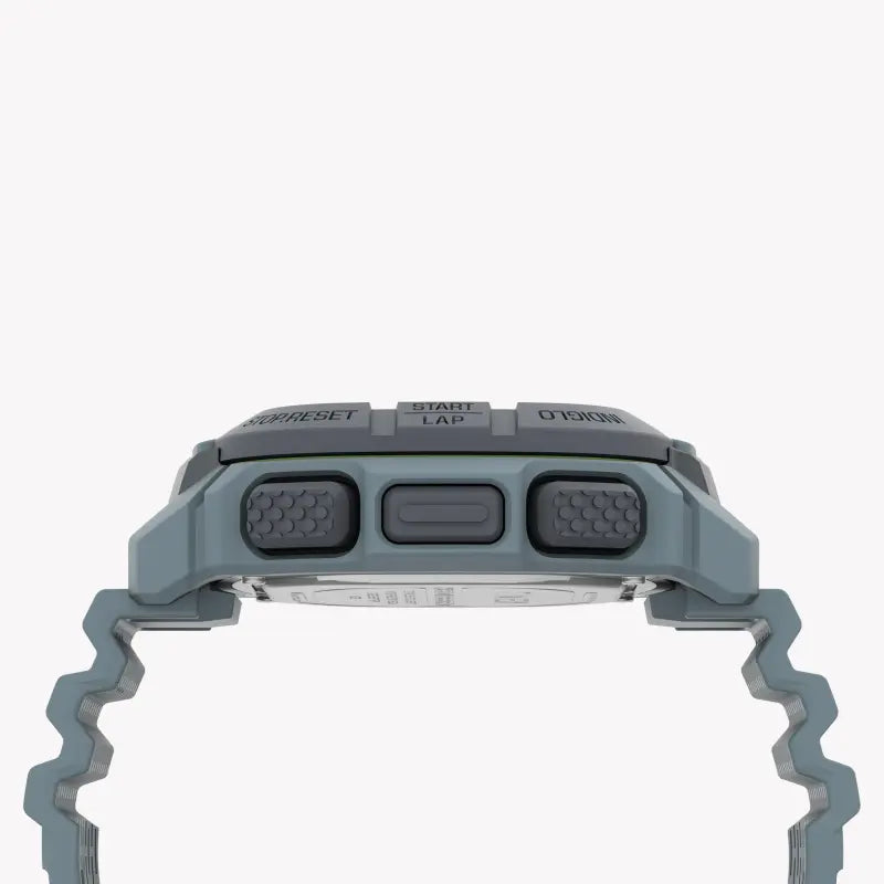 Montre pour hommes TIMEX Digital Command 47 mm - Silicone bleu et veilleuse INDIGLO