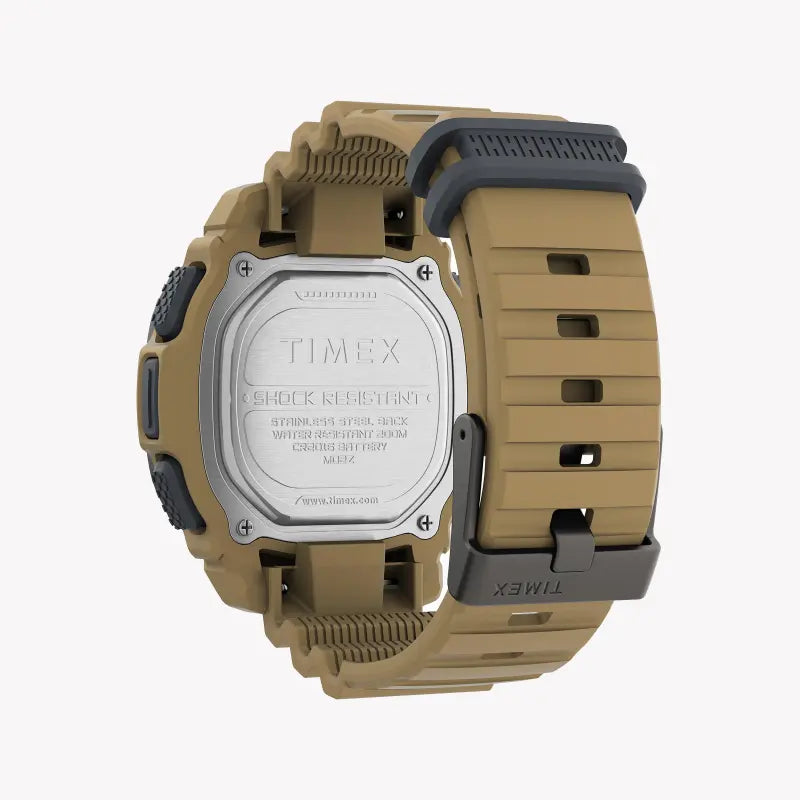 Timex Men's Tan Silicone Watch, Digital Dial | Tw5m35900 by i-watch