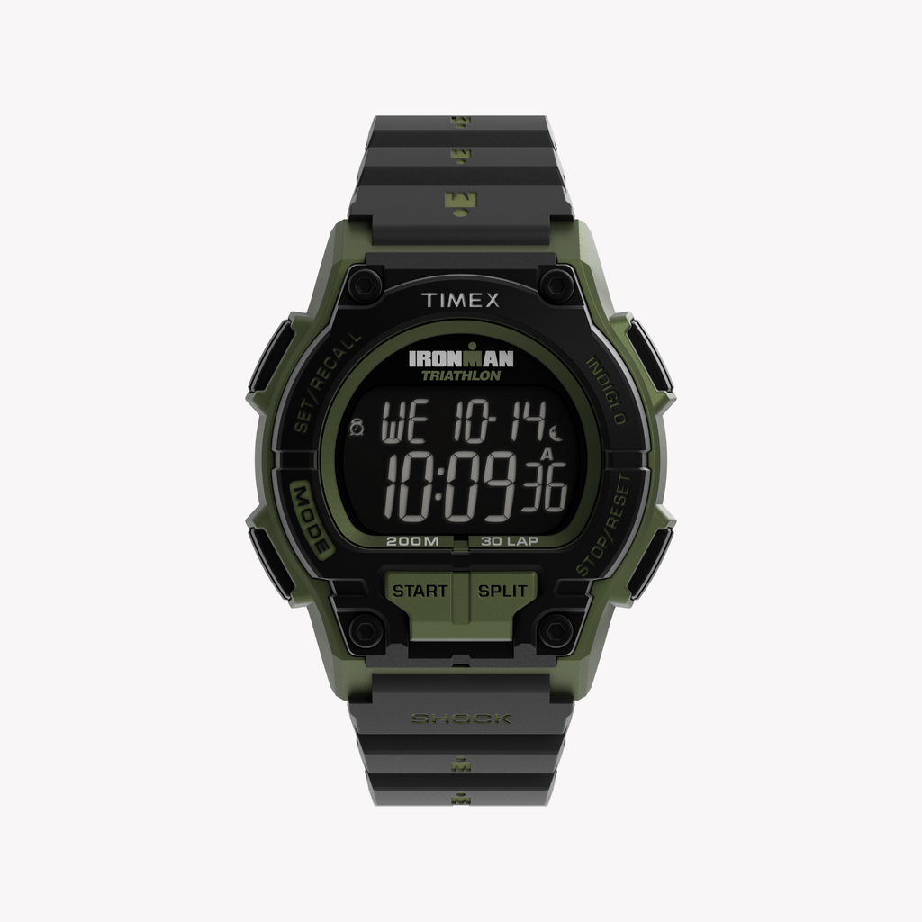 Timex Men's Green/Black Resin Watch | Model Tw5m64900