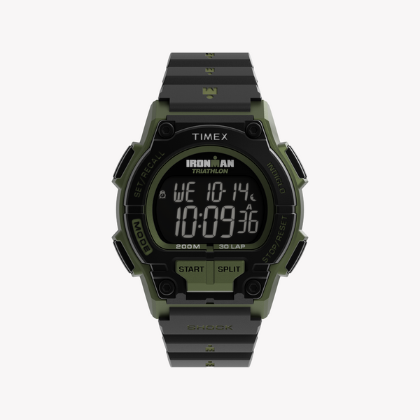 Timex Men's Green/Black Resin Watch | Model Tw5m64900