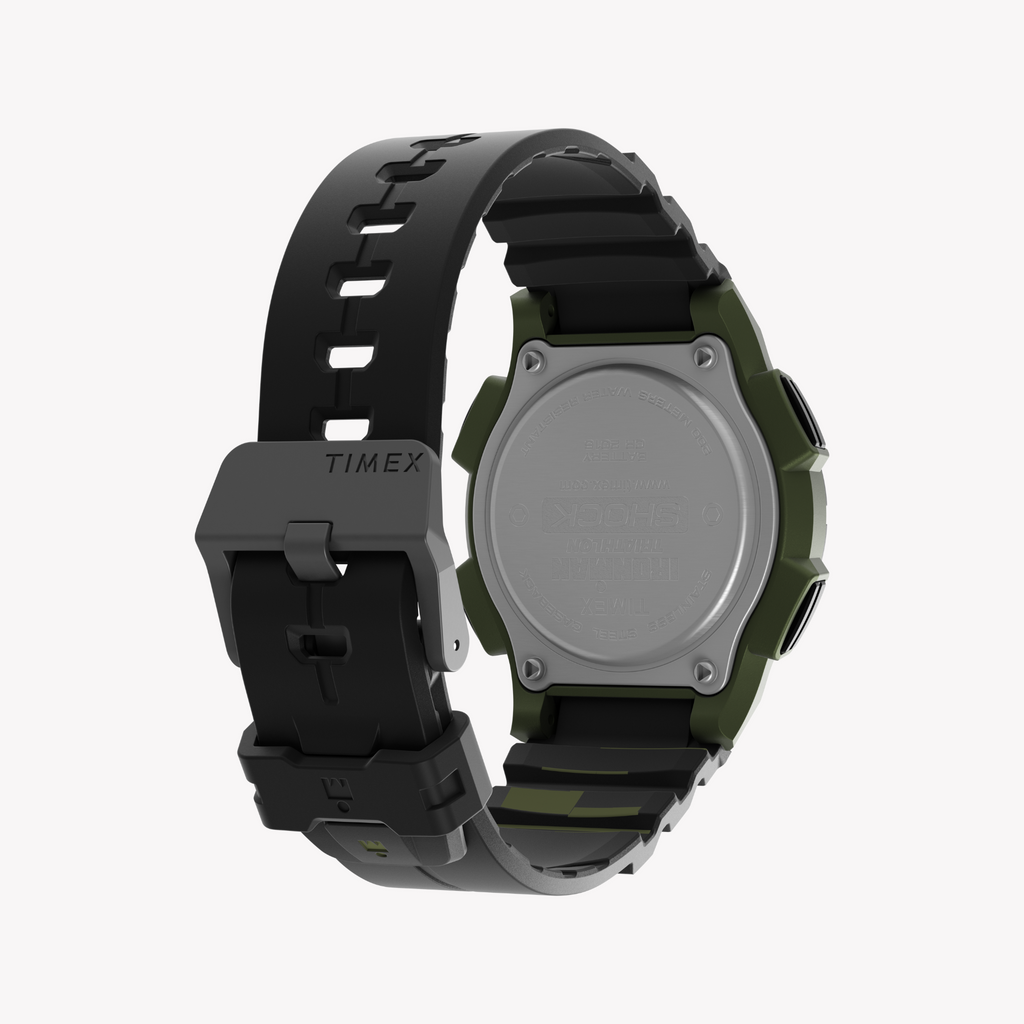 Timex Men's Green/Black Resin Watch | Model Tw5m64900
