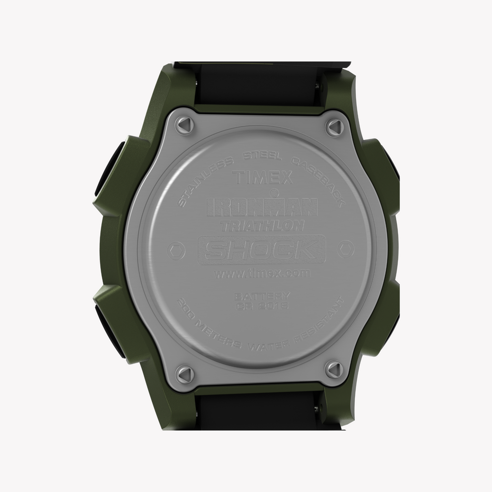 Timex Men's Green/Black Resin Watch | Model Tw5m64900