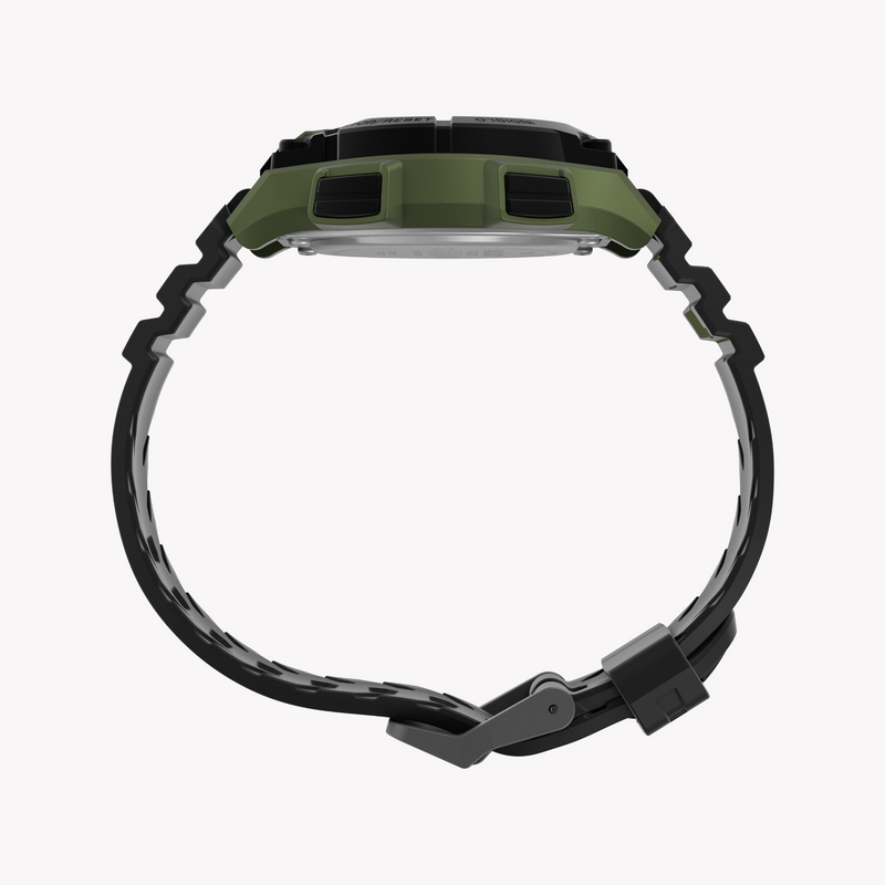 Timex Men's Green/Black Resin Watch | Model Tw5m64900