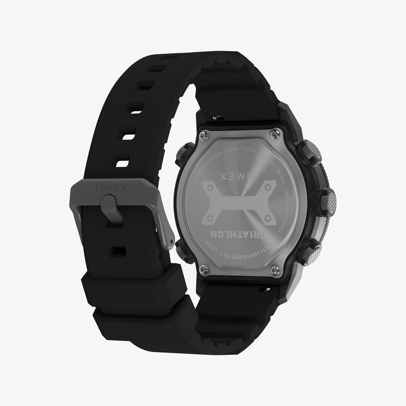 TIMEX Men's Black Digital, Black Silicone | TW5M66900