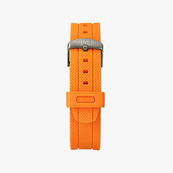 Timex Military Allied Twg018000 - Men's Durable Brass Watch With Orange Silicone Band & Indiglo Night-Light by i-watch