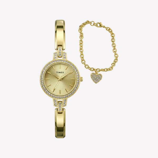 Timex Women's Gold-Tone Alloy, Gold-Tone | TWG067900