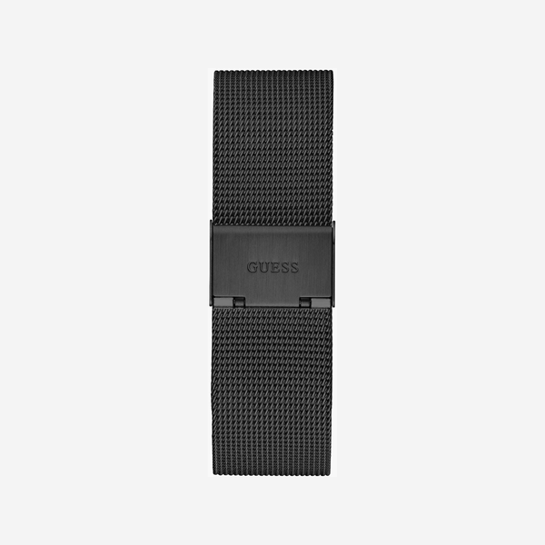Guess Men's Black Stainless Steel Watch, Black Dial | Gw0502g2 by i-watch