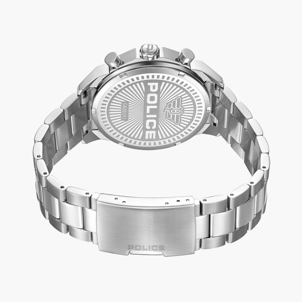 Police Men's Silver Watch, Black Dial | Pewgk0039204 by i-watch
