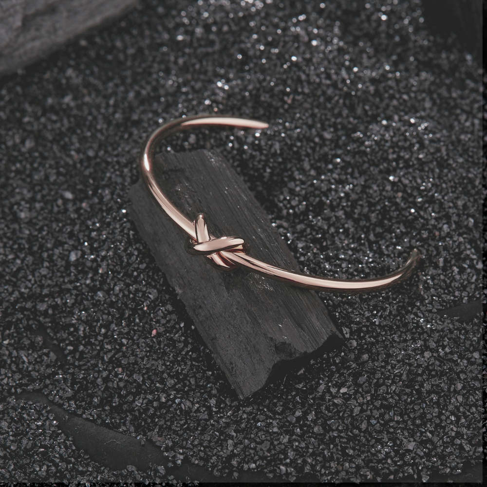 Zink Women's Rose Gold Stainless Steel Bracelet | Zfbg008rg