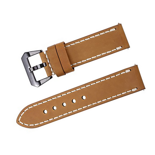 ZLB004KS Zink Bracelet en cuir véritable épais pour homme