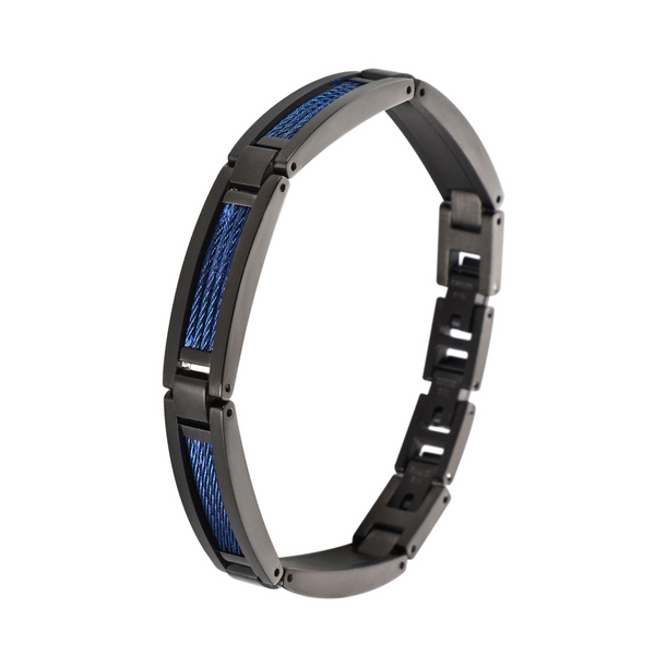 Zjbc046bl Zink Men's Bracelet by i-watch