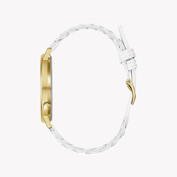 GUESS Women's Gold/White Leather Watch | V1001M4 by i-watch