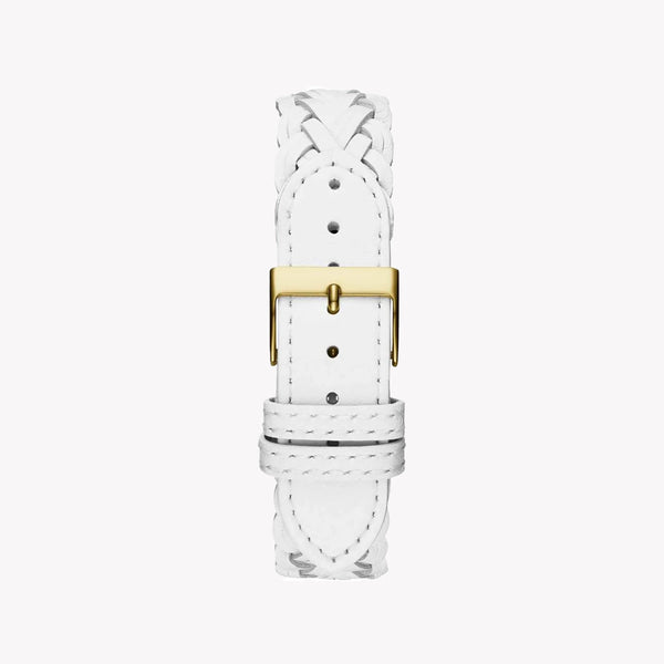 GUESS Women's Gold/White Leather Watch | V1001M4 by i-watch