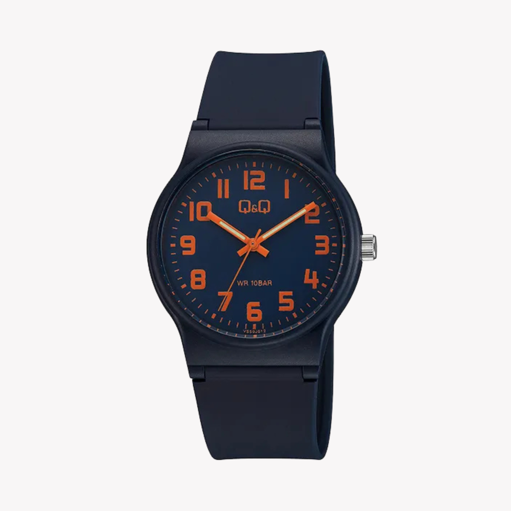 Q&Q Unisex Black Unisex Watch, Black Dial | VS50J012Y