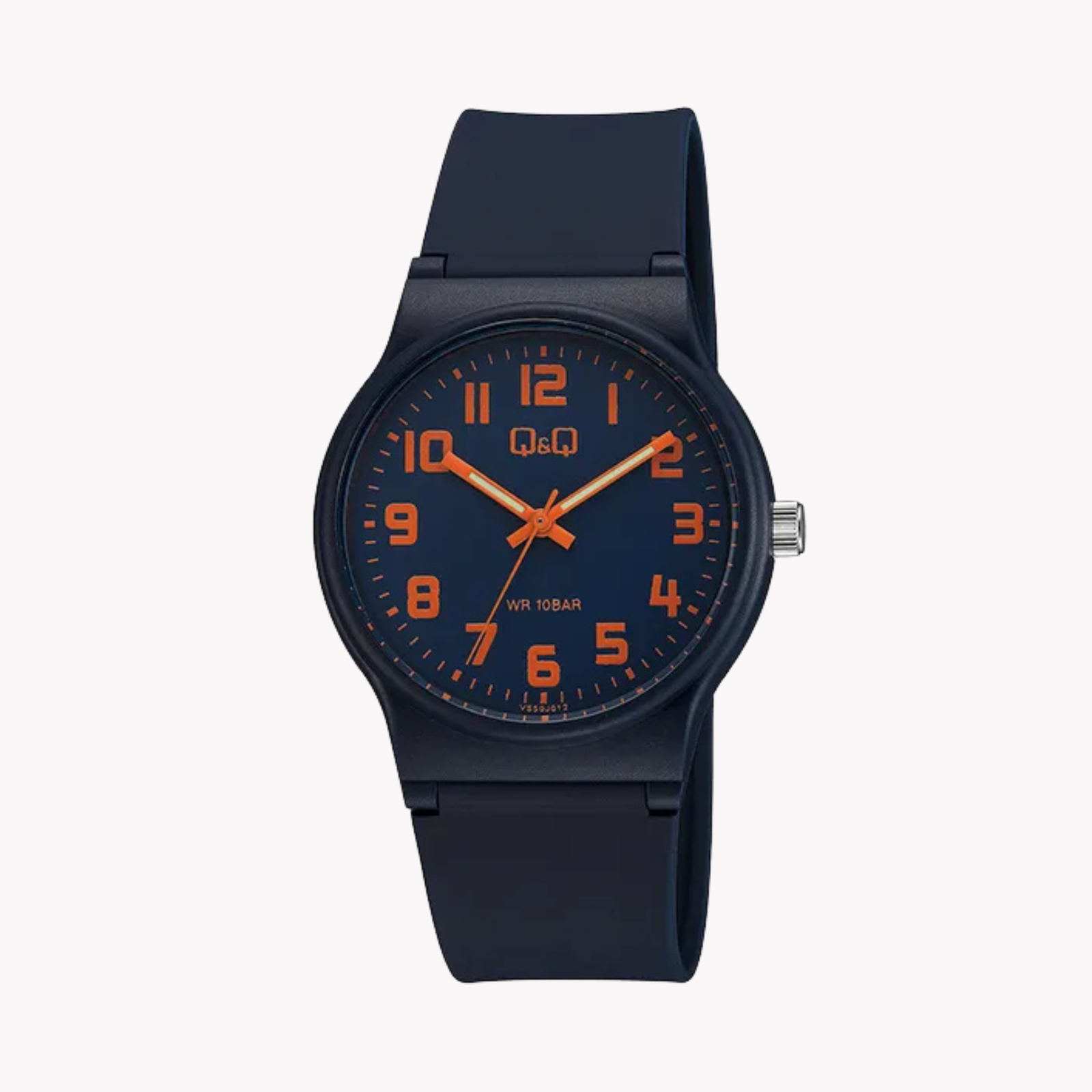 Q&Q Unisex Black Unisex Watch, Black Dial | VS50J012Y