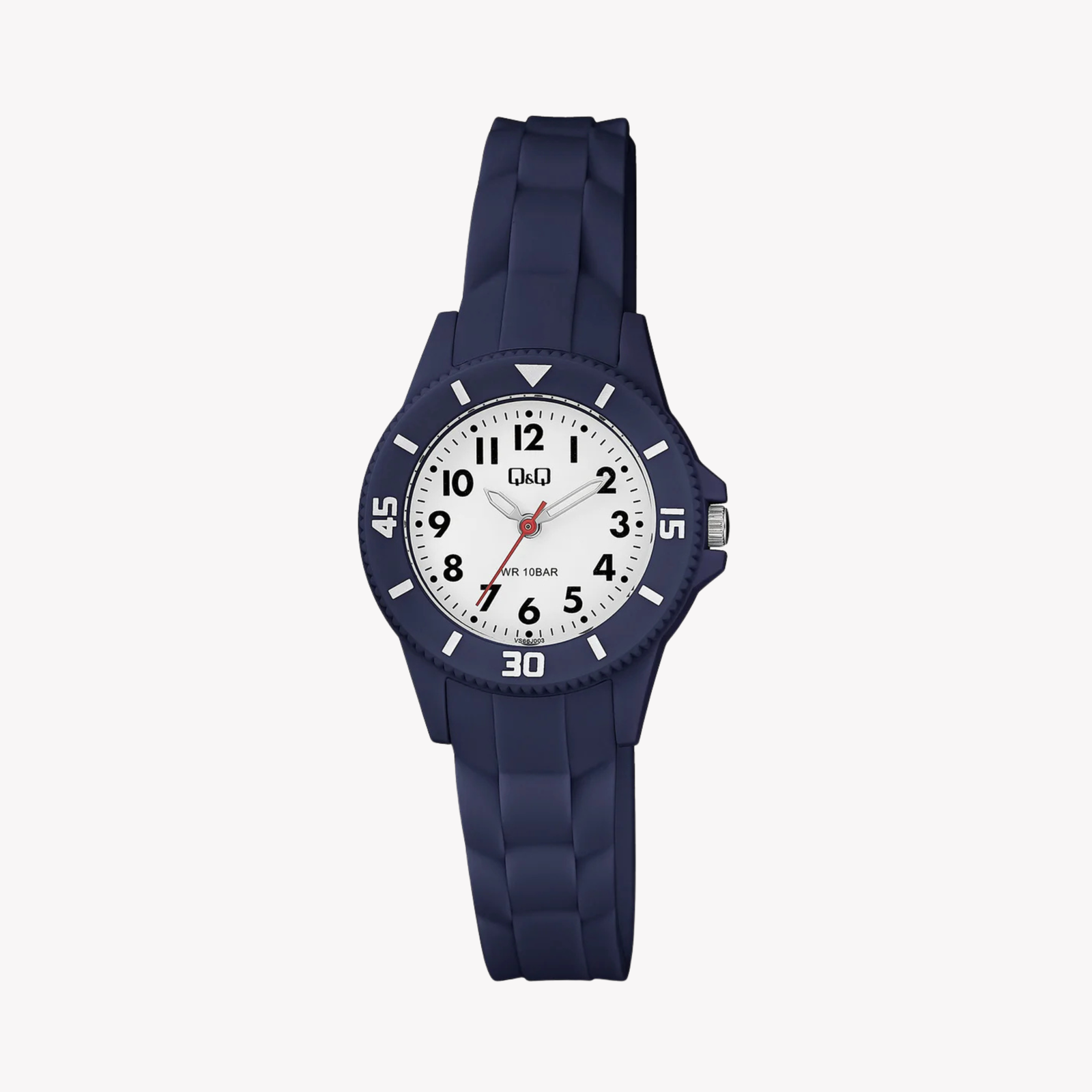 Q&Q Women's Blue Watch, White Dial | VS66J003Y