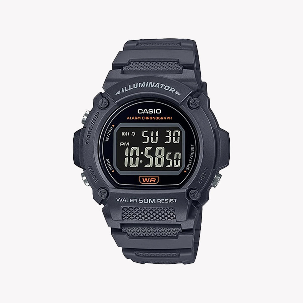 Casio Men's Black Resin Watch | W-219h-8bvcf | Stylish & Durable by i-watch