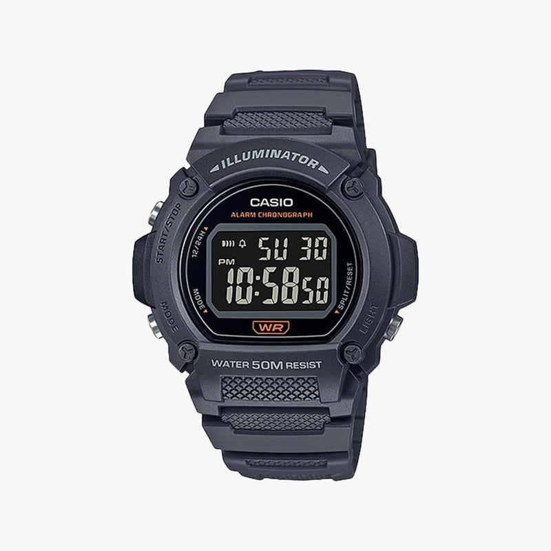 Casio Men's Black Resin Watch | W-219h-8bvcf | Stylish & Durable by i-watch
