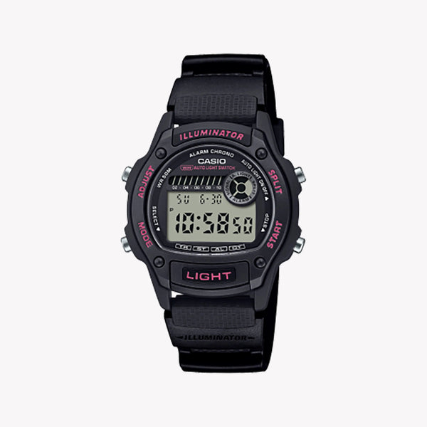 CASIO Unisex Resin Black Watch | W-220H-1A2VEF