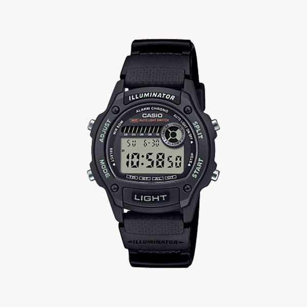 CASIO Unisex Synthetic/Black Rubber W-220H-1AVEF Watch