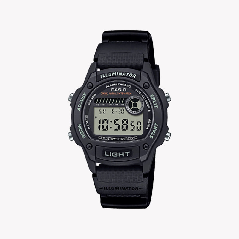CASIO Unisex Synthetic/Black Rubber W-220H-1AVEF Watch by i-watch