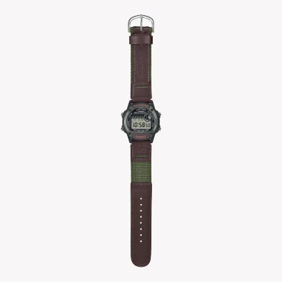 CASIO Unisex Resin & Leather Brown Watch | W-220HF-3AVEF by i-watch