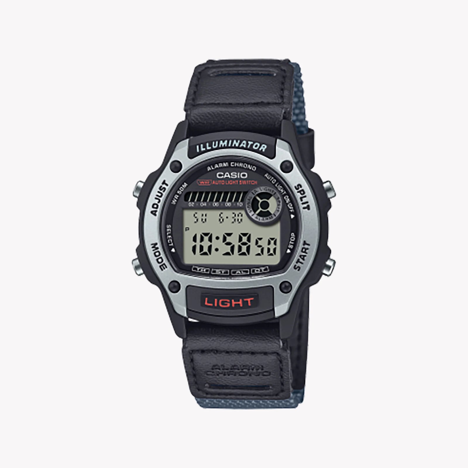 CASIO Unisex Black Synthetic Fabric Watch | W-220HF-8AVEF by i-watch