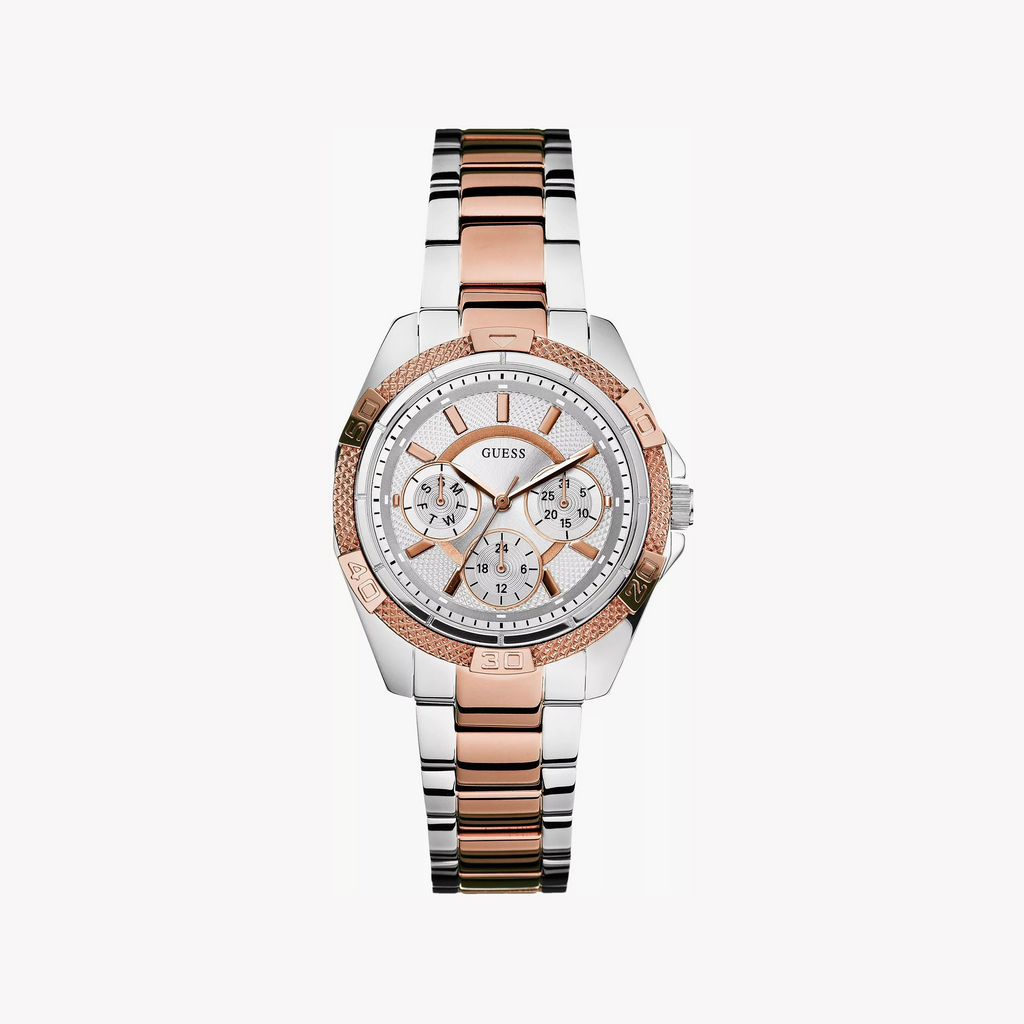 Guess Women's Rose Gold/Silver, Stainless Steel | W0235l4