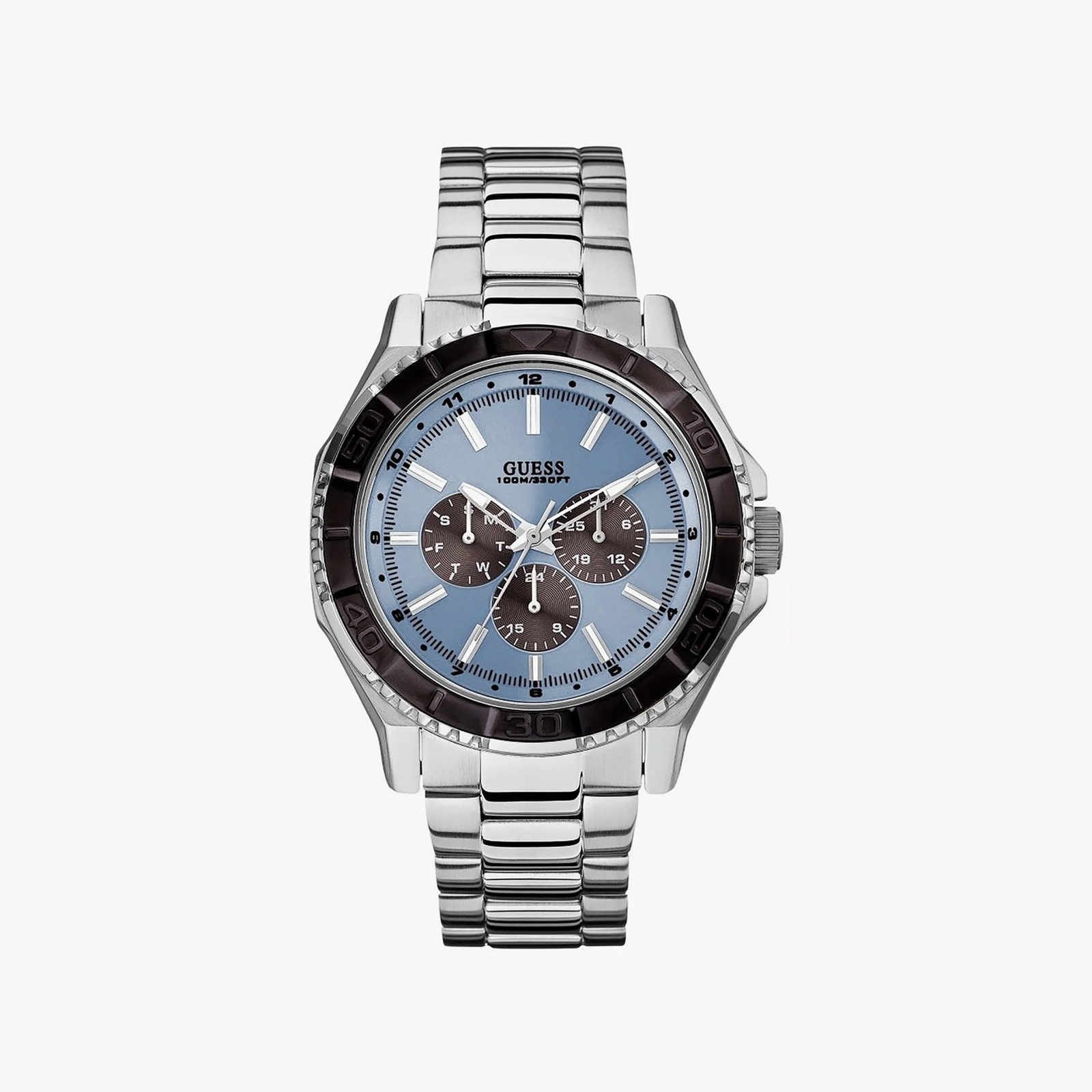 Guess Men's Stainless Steel, Multicolor Dial | W0479g2 by i-watch