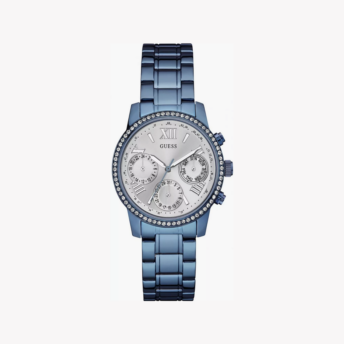 Guess Women's Blue Stainless Steel Watch | W0623l4