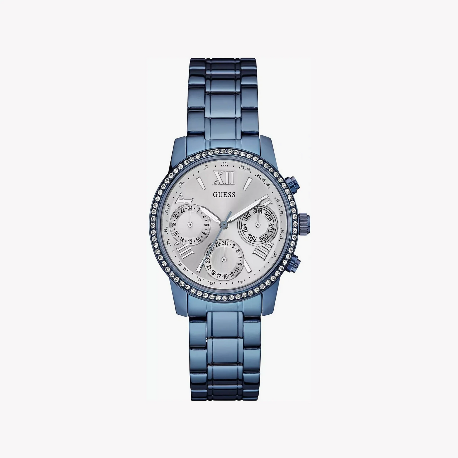 Guess Women's Blue Stainless Steel Watch | W0623l4 by i-watch