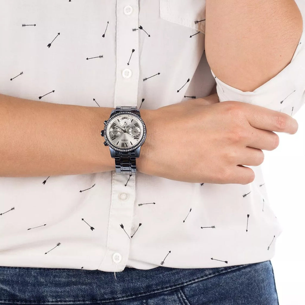 Guess Women's Blue Stainless Steel Watch | W0623l4