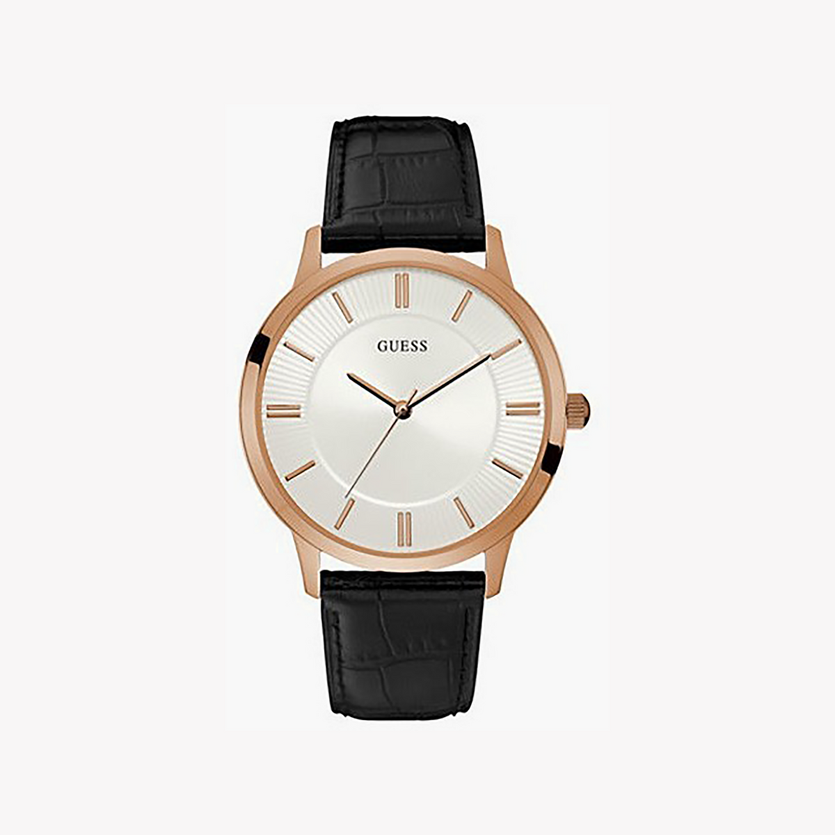 Guess Men's Rose Gold/Black Watch | W0664g4