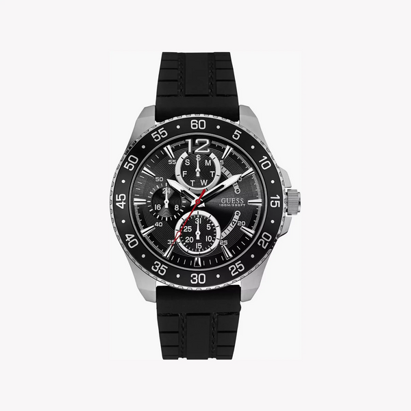 Guess Men's Stainless Steel/Rubber Watch | W0798g1 by i-watch