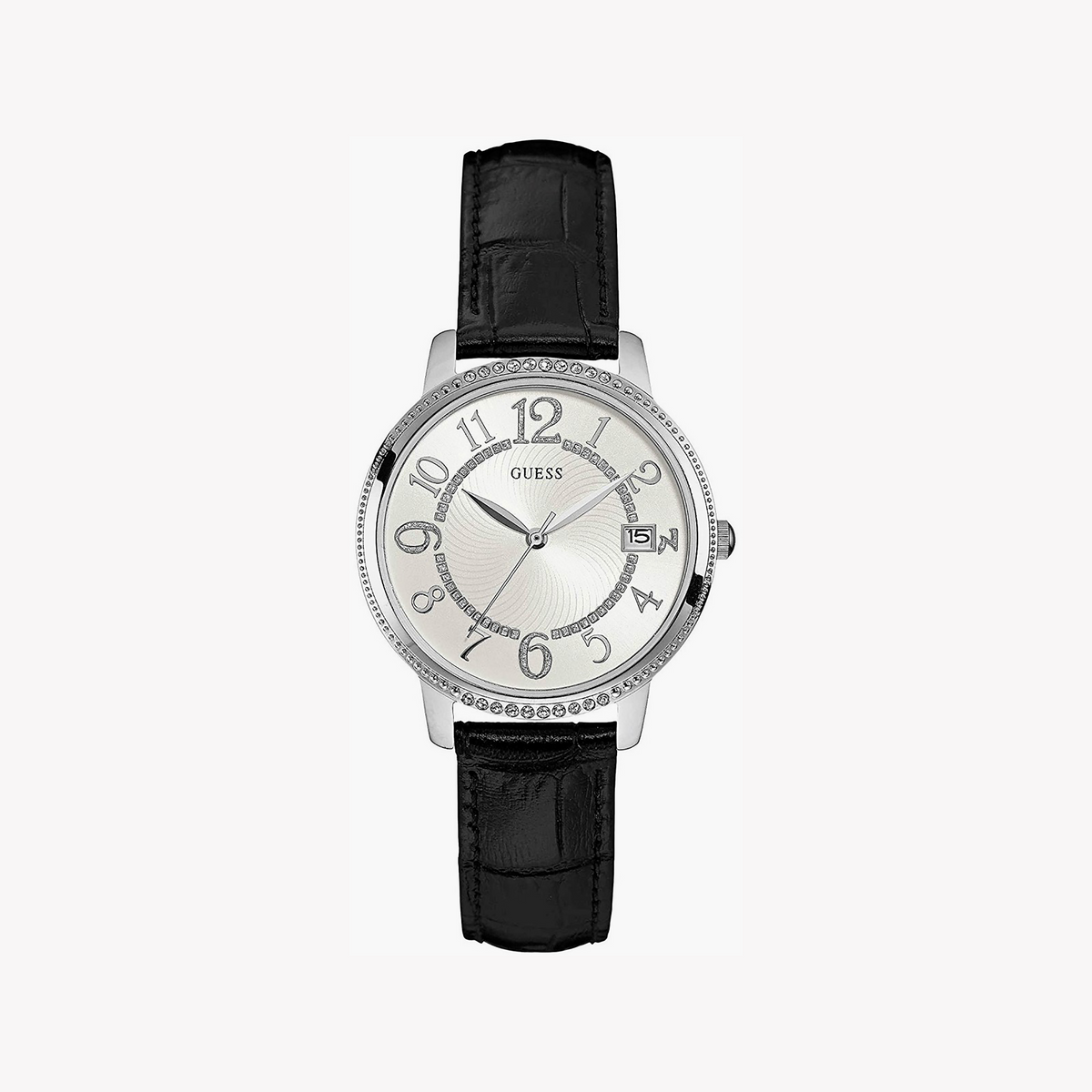 Guess Women's Silver/Black Quartz Watch | W0930l2