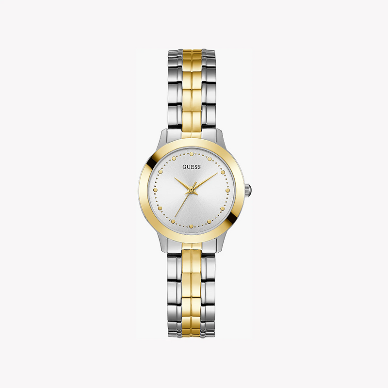 Guess Women's Stainless Steel Watch, Silver/Gold | W0989l8 by i-watch