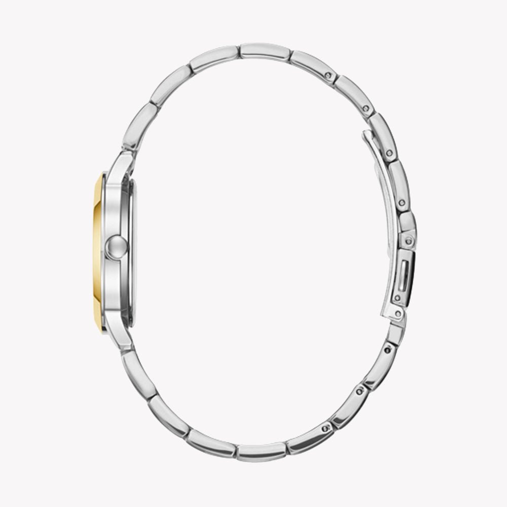 Guess Women's Stainless Steel Watch, Silver/Gold | W0989l8