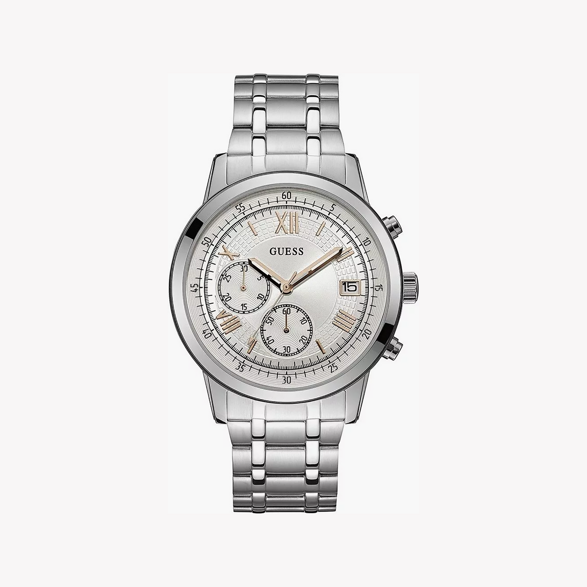 Guess Men's Silver Stainless Steel Watch | W1001g1