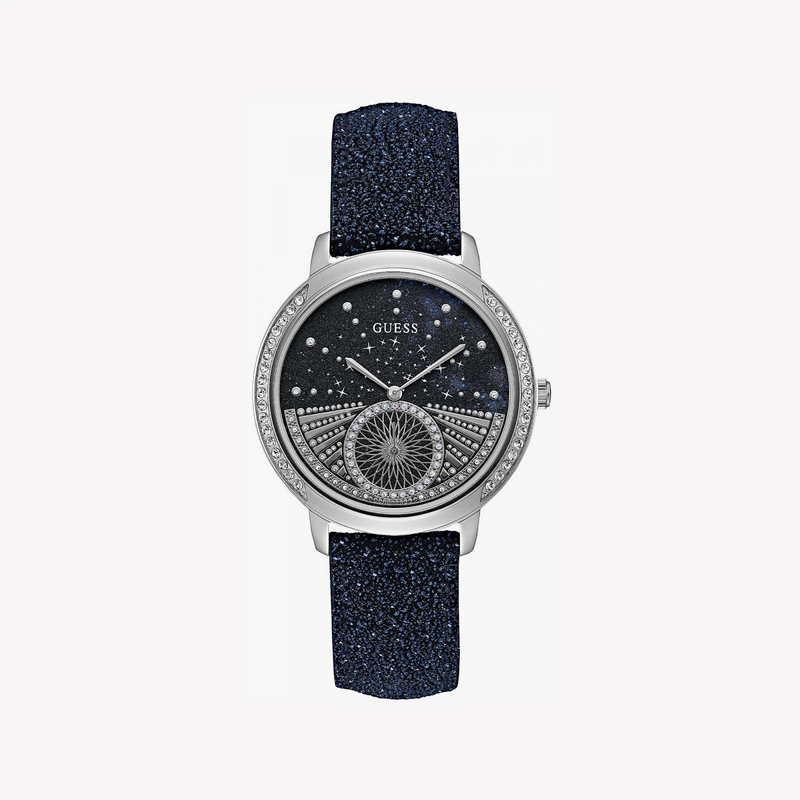 Guess Women's Silver/Blue Watch, Stainless Steel | W1005l1 by i-watch