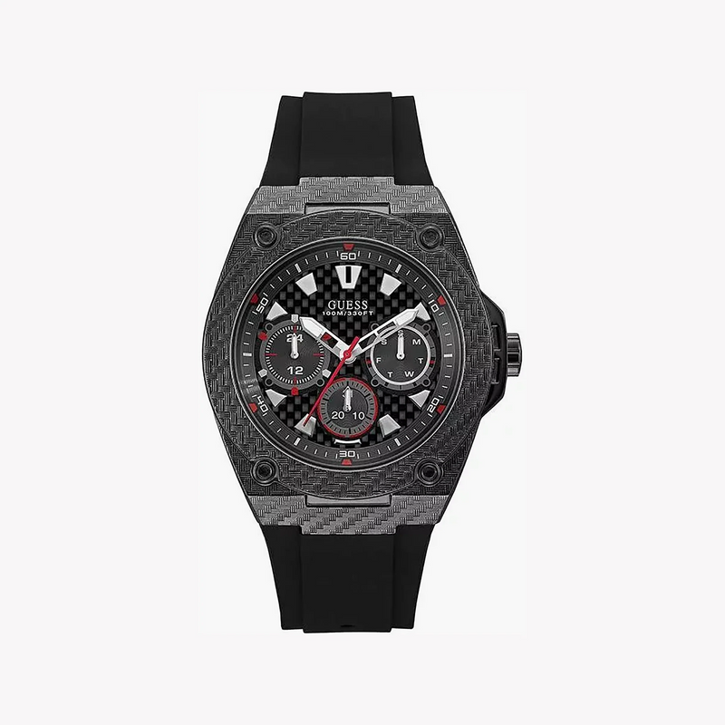 Guess Men's Black Stainless Steel Watch | W1048g2 by i-watch