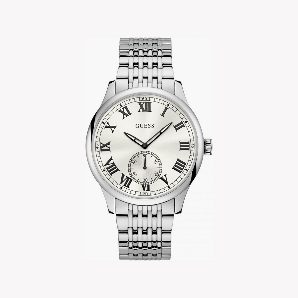 Guess Men's Silver Stainless Steel Watch | W1078g1