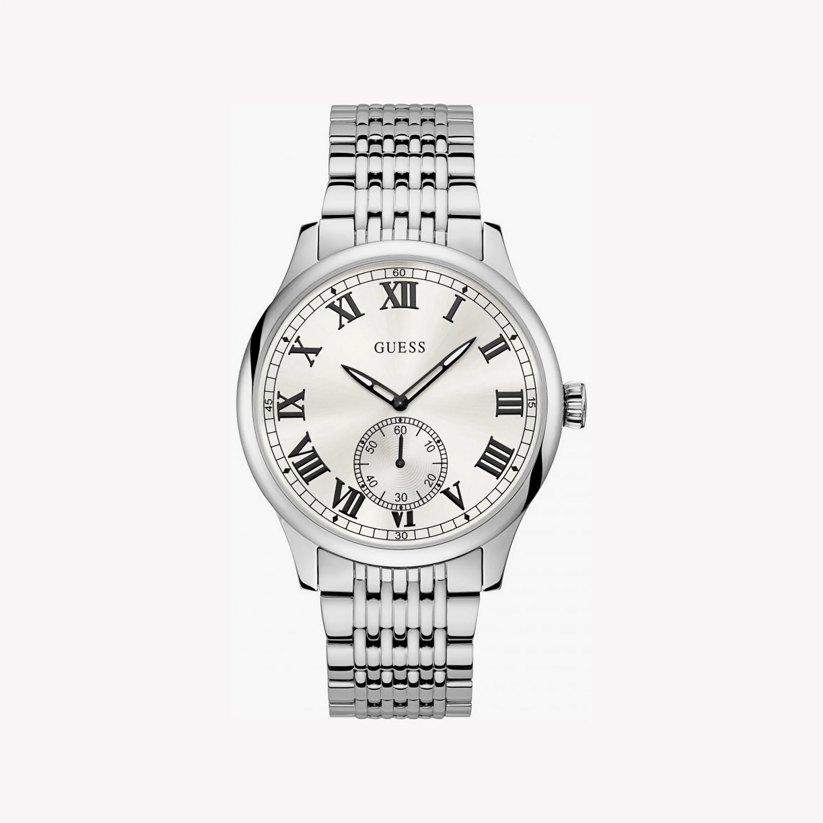 Guess Men's Silver Stainless Steel Watch | W1078g1 by i-watch