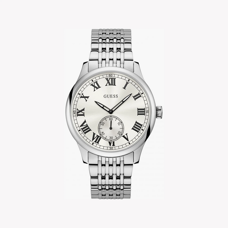 Guess Men's Silver Stainless Steel Watch | W1078g1 by i-watch