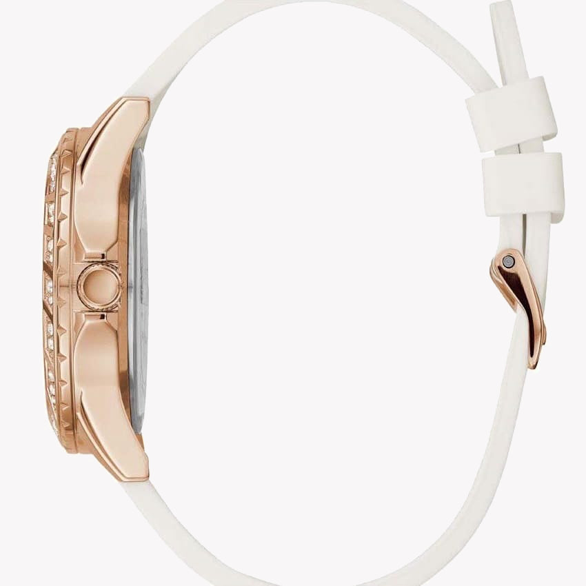 Guess Women's Rose Gold/White Watch | Model W1096l2
